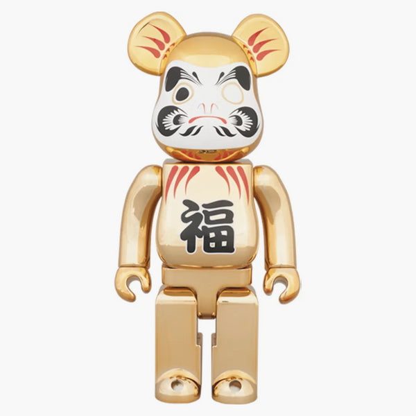 Bearbrick Dazzling Gold Plated Daruma 400% Gold