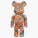 Bearbrick Dickies 95th Anniversary 100% & 400% Set Red