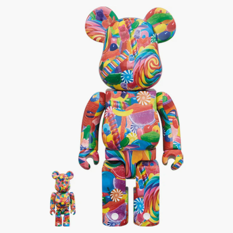 Candy Bar Bearbricka Dylana 100% a 400% sada Multi