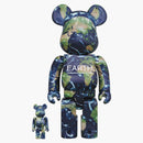 Bearbrick Earth (Columbia Space Shuttle) 100% & 400% set