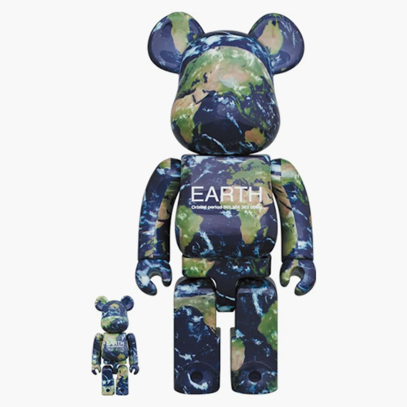 Bearbrick Earth (Columbia Space Shuttle) 100% a 400%