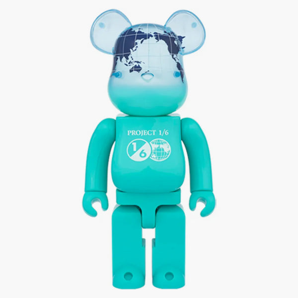 Bearbrick Earth Ocean 400% Blue