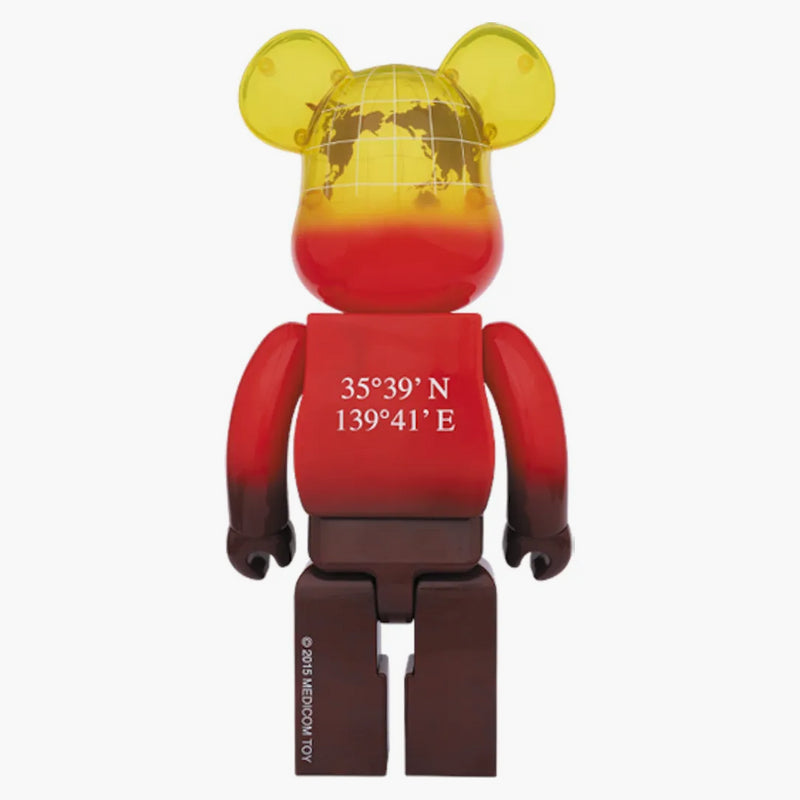 Vulcano terrestre Bearbrick 400% rosso