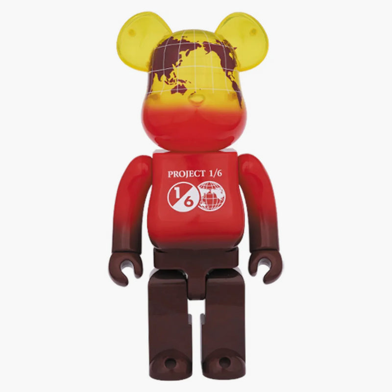 Vulcano terrestre Bearbrick 400% rosso