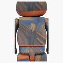 Bearbrick Edvard Munch (Scream) 100% a 400% sada