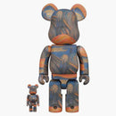 Bearbrick Edvard Munch (Scream) 100% a 400% sada
