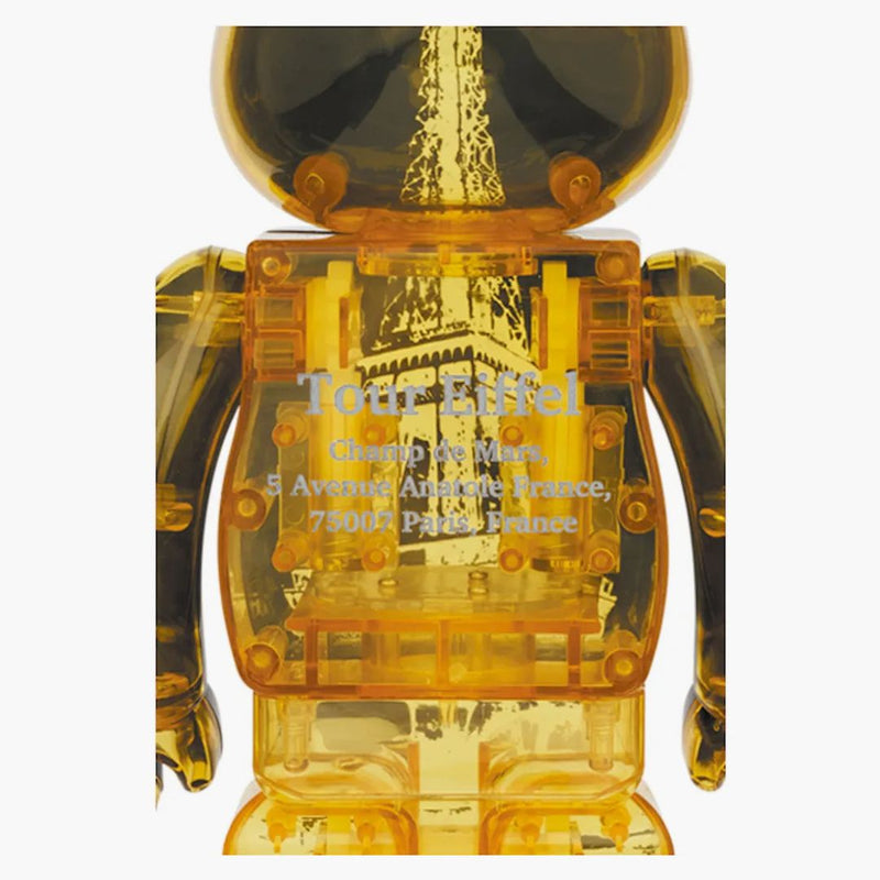 Bearbrick Eiffel Tower 100% & 400% Set Golden Gown Ver.