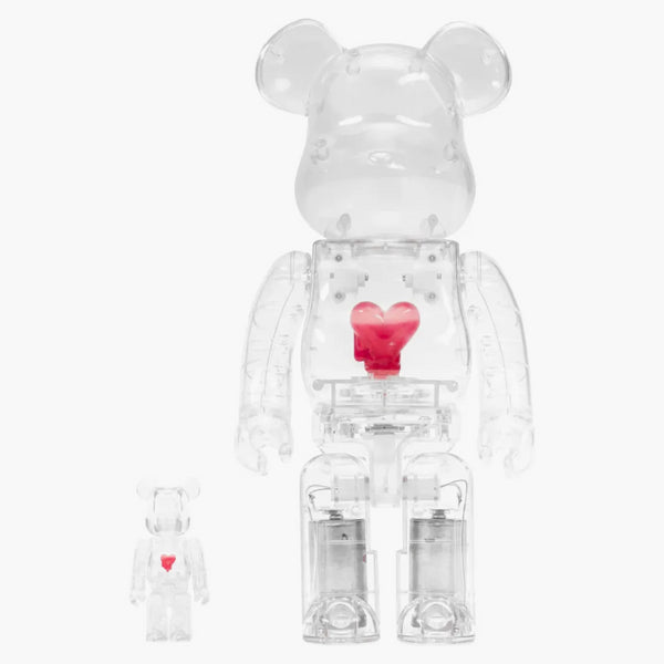 Bearbrick emocionálně nedostupné srdce 100% a 400% nastaveno