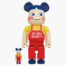 Znamení smaltovaného smaltu Bearbrick PEKO-CHAN 100% a 400%