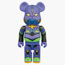 Bearbrick Evangelion First Machine 1000% Purple Multicolor