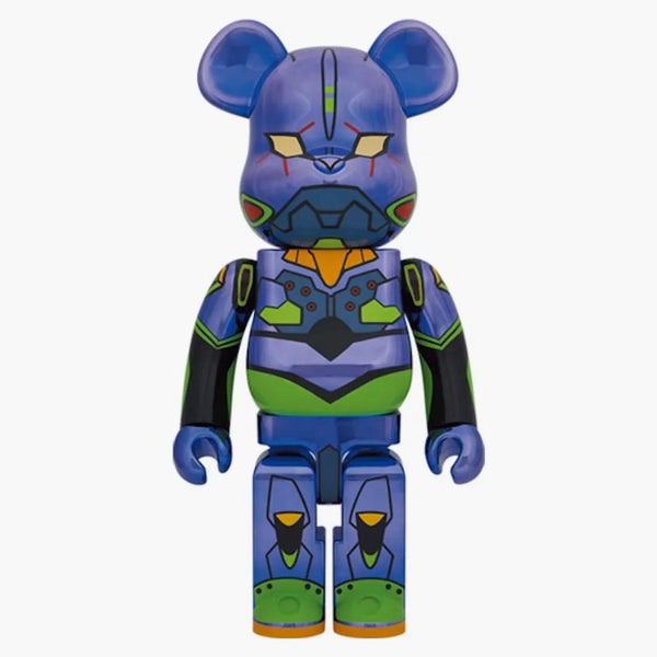 Bearbrick Evangelion Unit 1 1000% Chrome Ver.