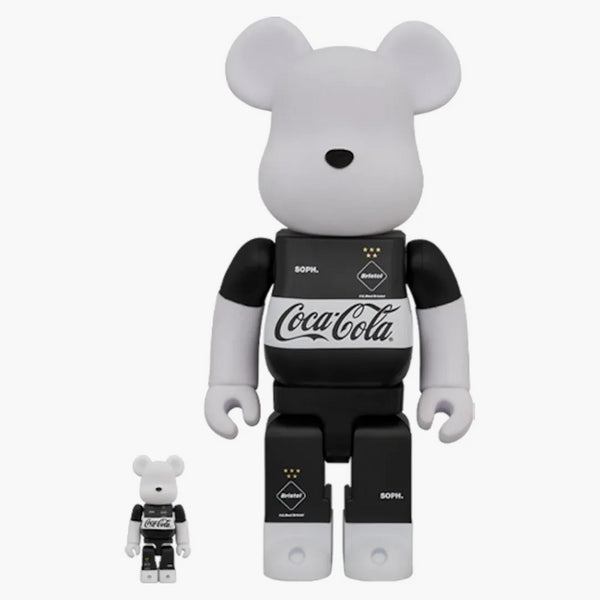 Bearbrick Fcreal Bristol x Coca-Cola 100% a 400% sada