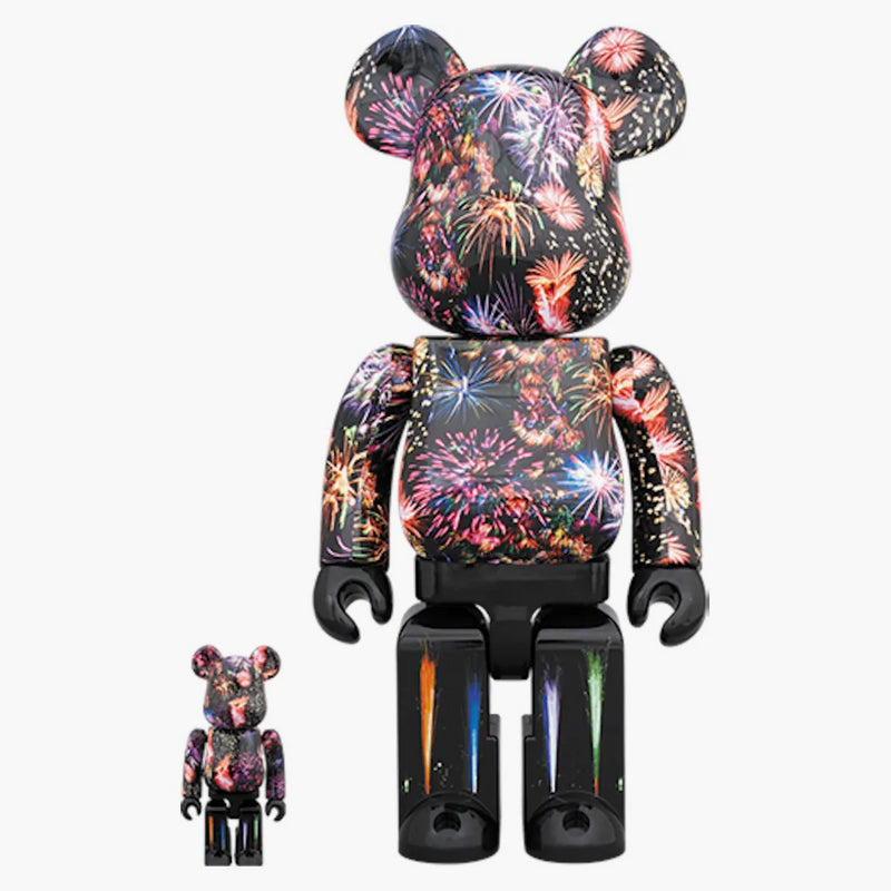 Fuochi d'artificio Bearbrick 100% e 400% multi