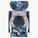 Bearbrick Flor@ denim 1000