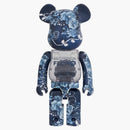 Bearbrick Flor@ denim 1000