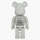 Bearbrick Flora (flower) 1000% Silver
