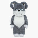 Fragment Bearbrick Reverzní model 400% šedý