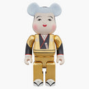 Bearbrick Fukusuke Gold Plating 100% & 400% Set Gold