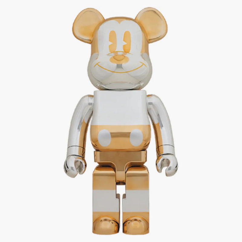 Bearbrick X Sorayama Future Mickey 1000% Silver/gold