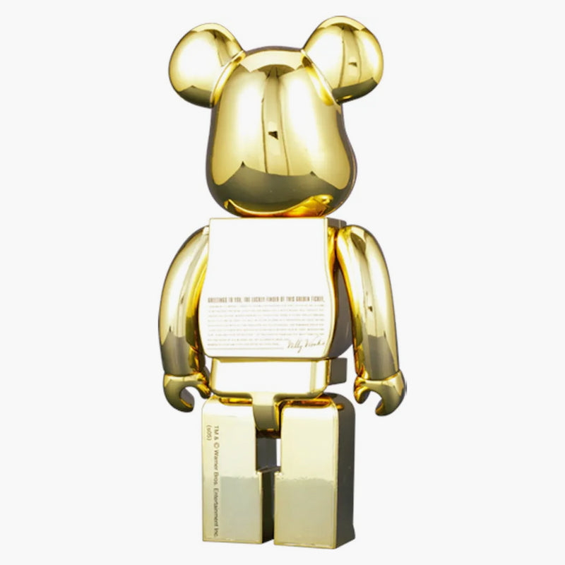 Złoty bilet Bearbrick 400% złota