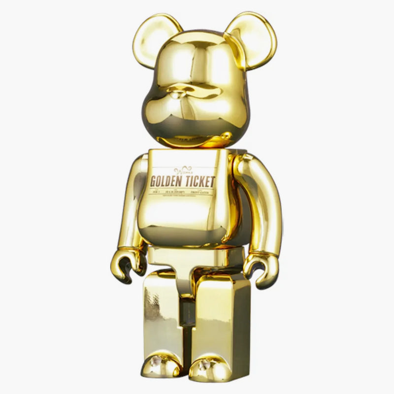 Złoty bilet Bearbrick 400% złota