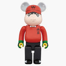 Bearbrick also Wakabayashi 100% & 400% set red