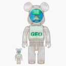 Bearbrick Geo Earth 100% & 400% Set