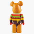 Bearbrick Gettry Burger 400% amarillo