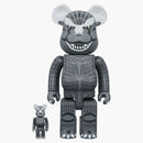 Bearbrick Godzilla (1954) 100% & 400% Set