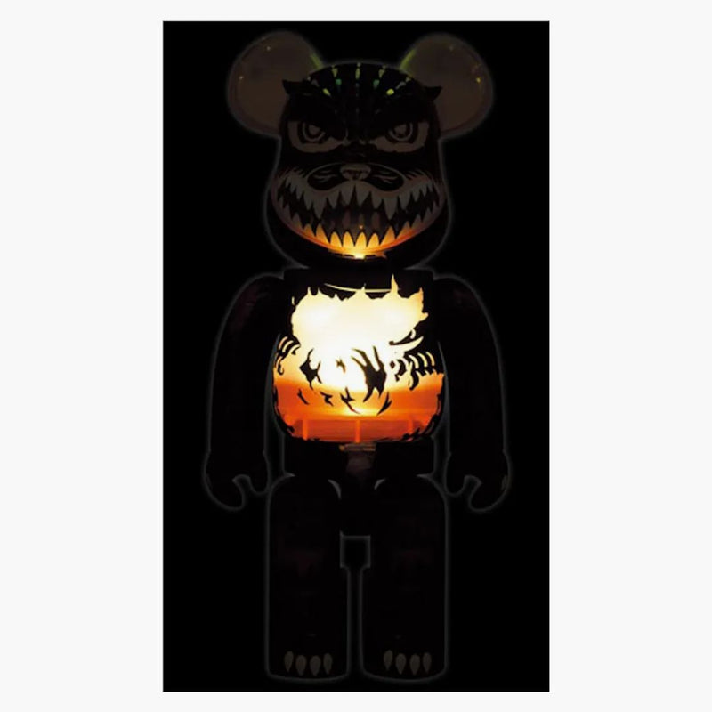 Bearbrick Godzilla vs Destoroyah: Godzilla (Meltdown) 400% Clear Yellow ver.