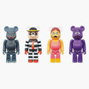 Bearbrick Godzilla Vs Mcdonalds 150% Set Of 4