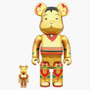 Bearbrick Gold Plated 100% & 400% Set Gold