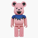 Bearbrick Grateful Dead Dancing Bears 400% pink