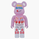 Bearbrick Greeting Birthday plus 400% pink