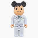 Bearbrick Greeting Marriage 2 Plus 400% White