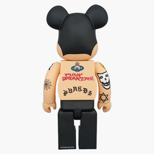 Bearbrick Guy Tattoo 400% Beige