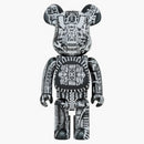 Bearbrick HR Giger 1000% Black Chrome
