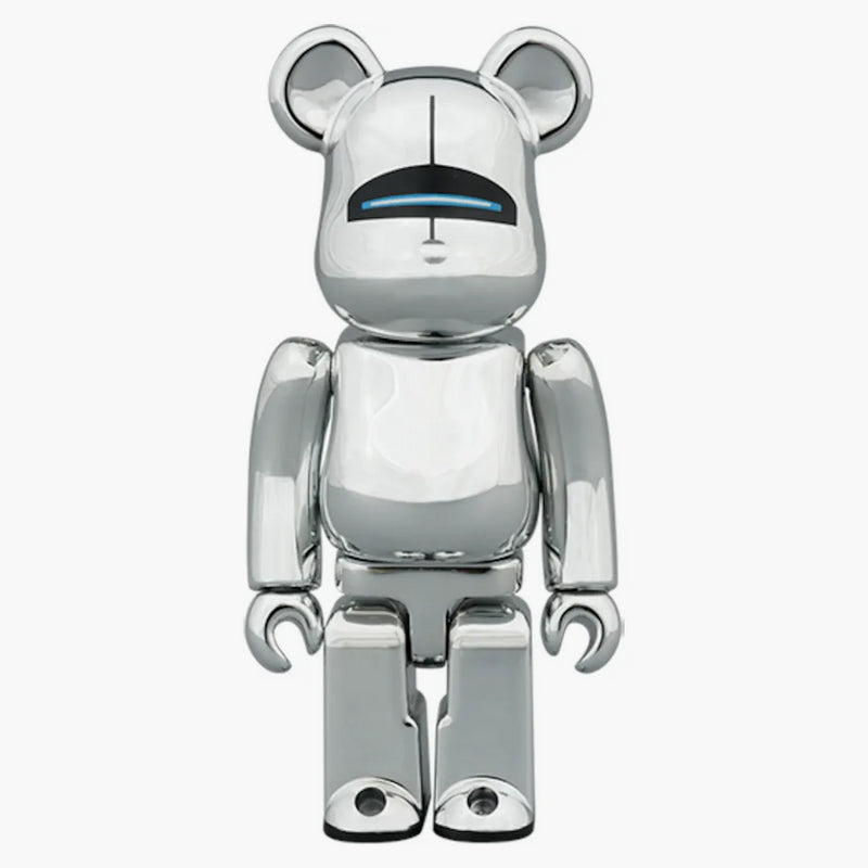 Bearbrick Hajime Sorayama robot sexy 100% e 400% Set Chrome