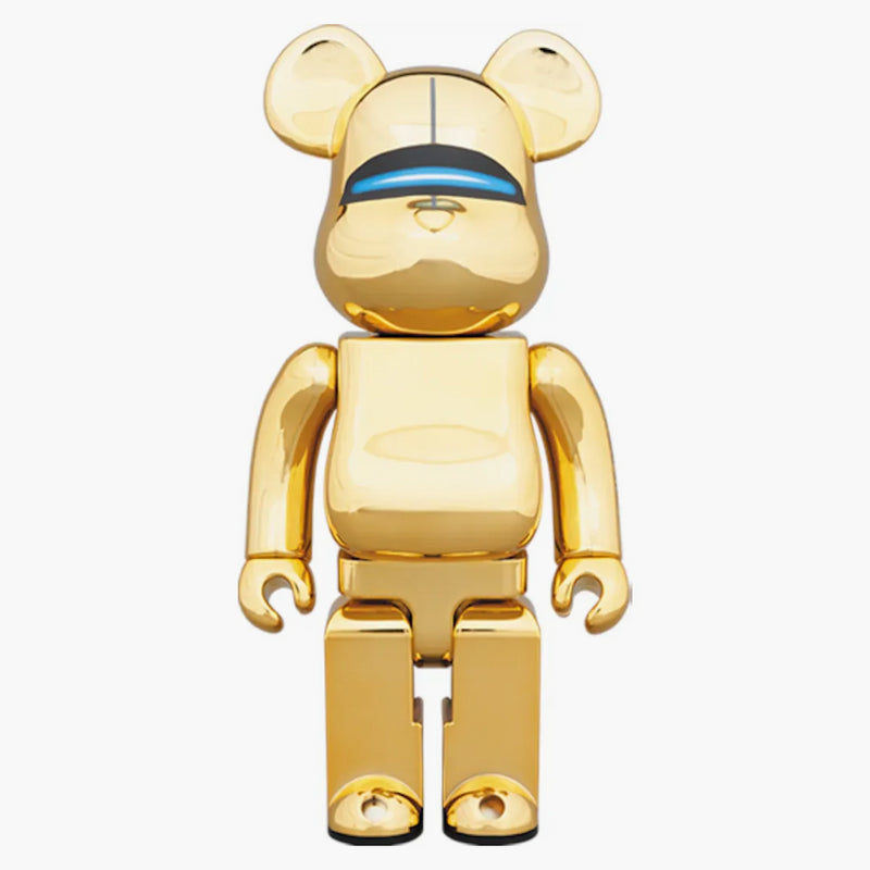 Bearbrick hajime sorayama sexy robot 100% & 400% set gold