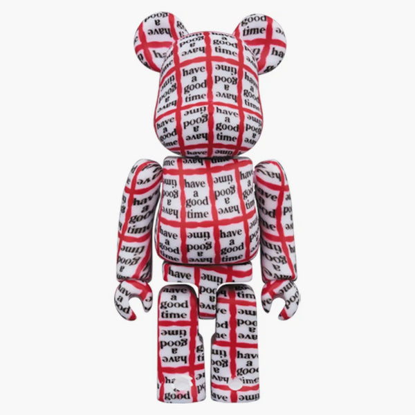 Bearbrick má dobrý čas 100% a 400% sada bílá