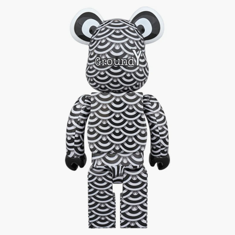 Bearbrick Hayato Shinoda x Ground Y 100% & 400% Set Black