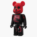 Siedziba Bearbrick x seher 100% i 400% set biały