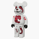 Siedziba Bearbrick x seher 100% i 400% set biały