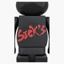 Bearbrick infierno por 400% negro