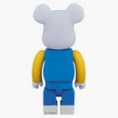 Bearbrick Hello Kitty (modrá celková ver.) 400% bílá