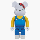Bearbrick Hello Kitty (modrá celková ver.) 400% bílá