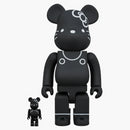 Bearbrick Hello Kitty Generation 80's 100% & 400% Set Black