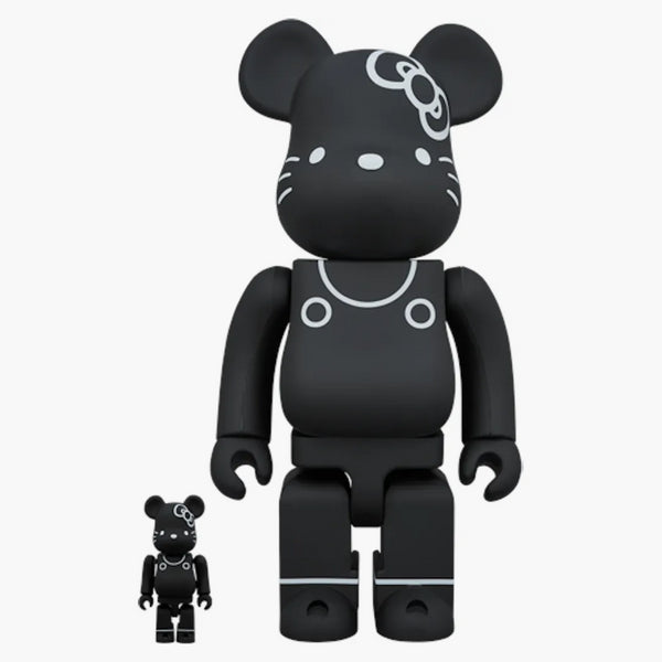 Bearbrick Hello Kitty Generation 80's 100% & 400% set Black