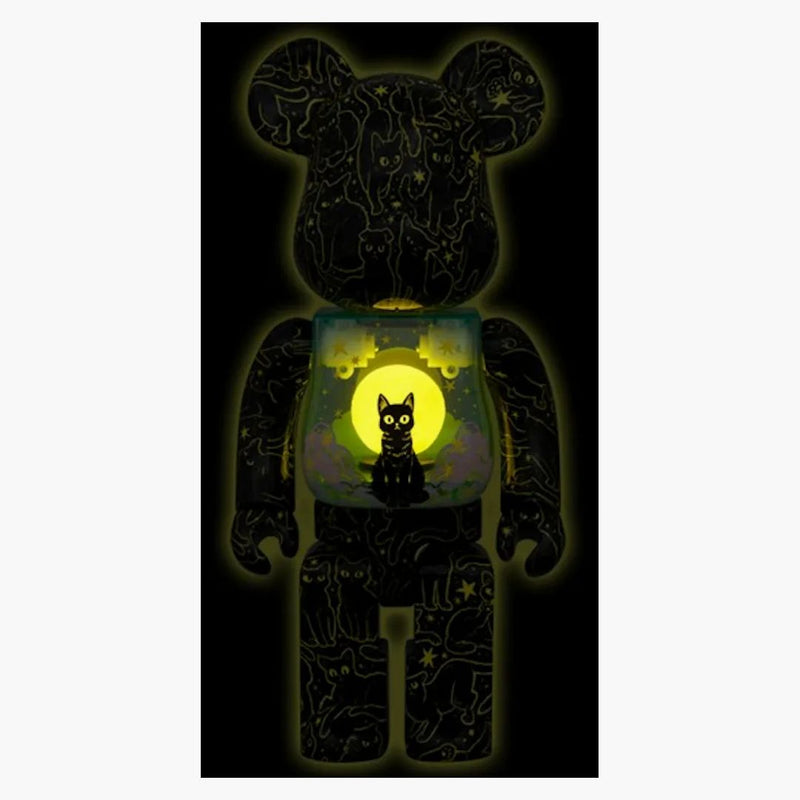 Bearbrick Hikari Bambi Night Sky Cat (glow) 400%
