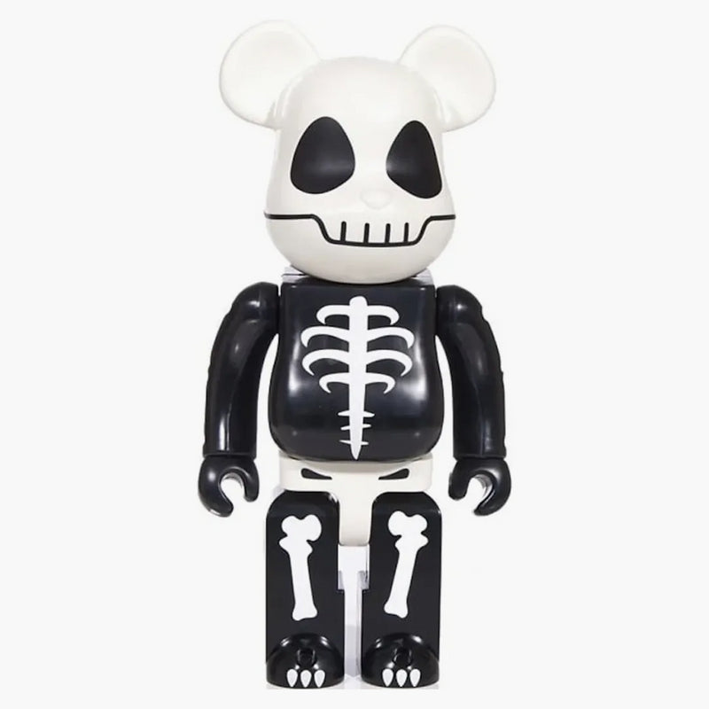 Bearbrick Horror Skull 400% Black/white